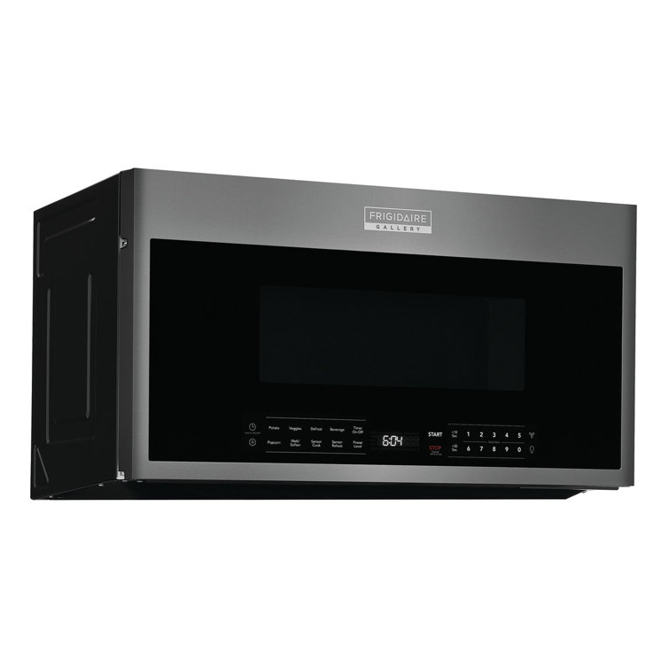 Black Stainless Steel Over-the-Range Microwave with Sensor Cooking