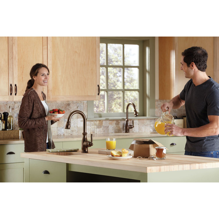 Oil Rubbed Bronze Pull-Out Spray Kitchen Faucet