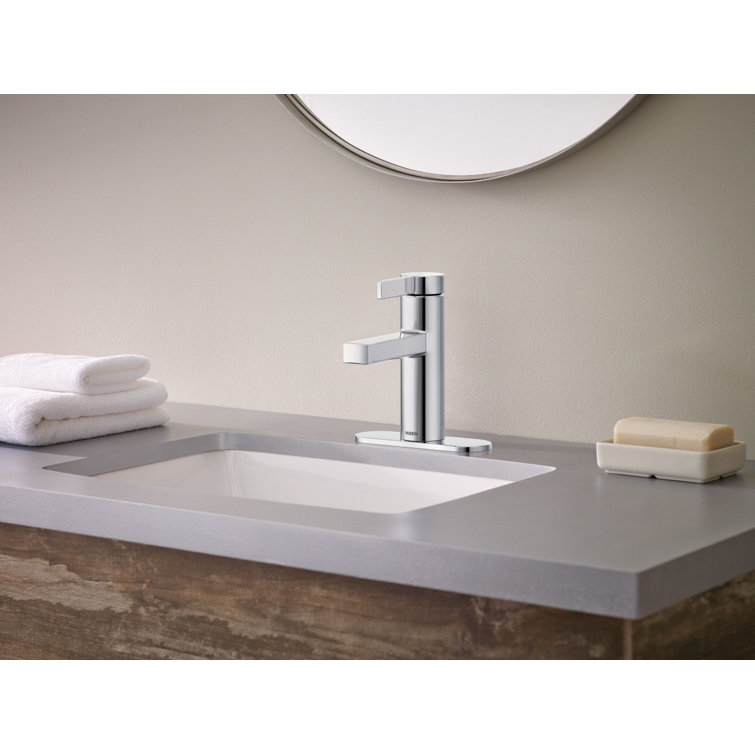 Beric Chrome Modern Single Handle Bathroom Faucet