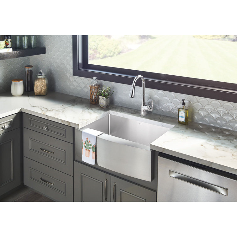 Chrome Touchless Pull-Down Kitchen Faucet with Motion Sensor