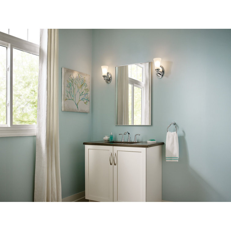 Chrome Widespread Bathroom Faucet with Metal Handles