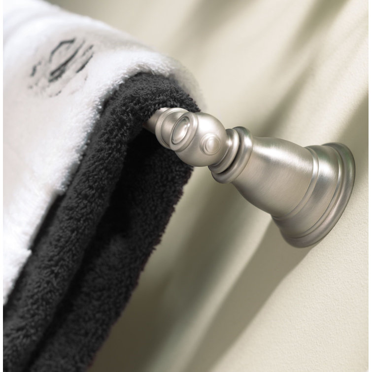 Kingsley 24-Inch Chrome Wall Mounted Towel Bar