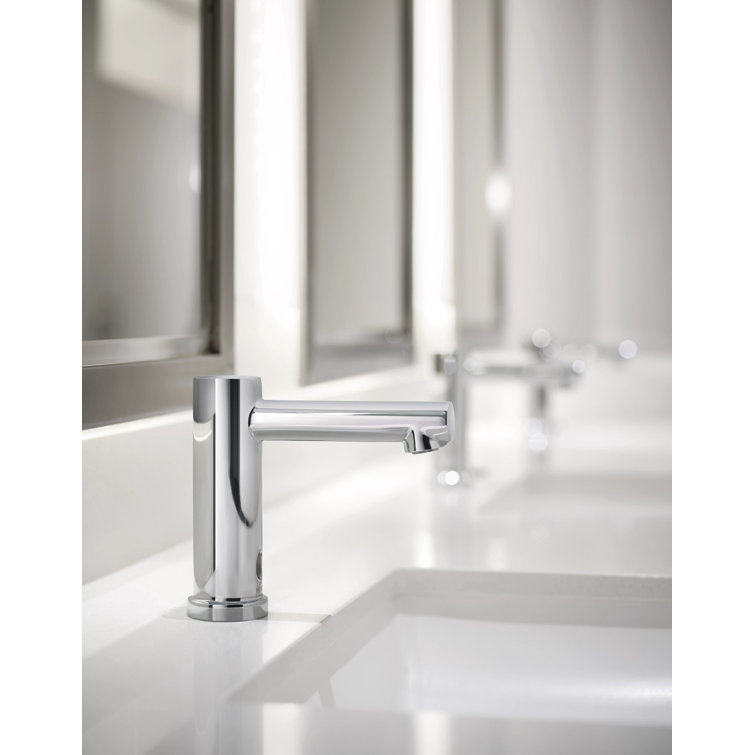 Brushed Nickel Modern Single Hole Sensor Faucet