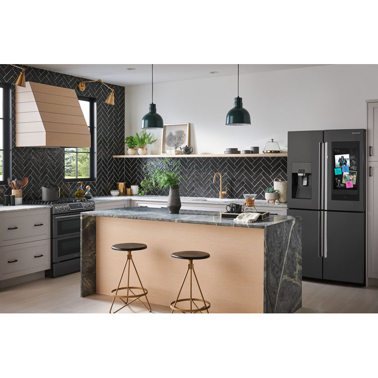 Brushed Gold Stainless Steel Modern Kitchen Faucet with Pull-out Spray