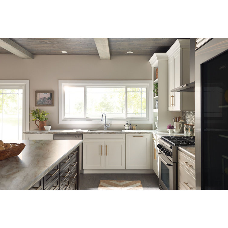 Chrome Traditional Pull-Down Kitchen Faucet with Spray