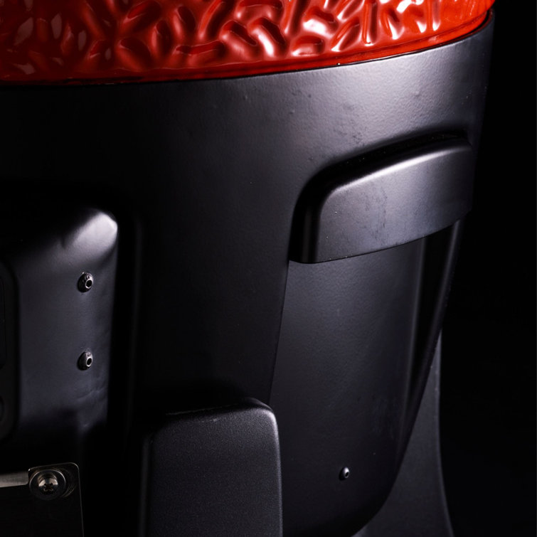 Kamado Joe 18" Red Ceramic Digital Charcoal Grill and Smoker