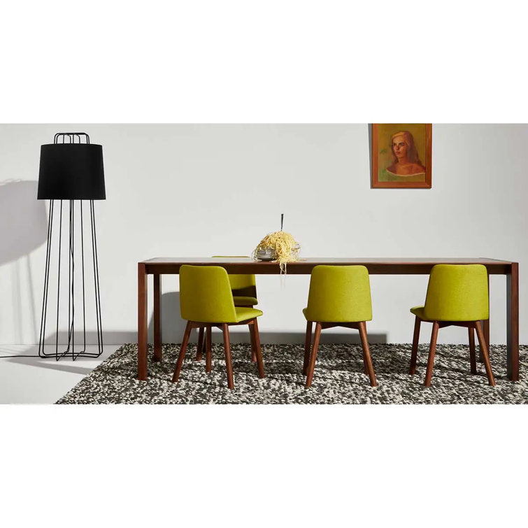 Rustic Walnut Extendable Dining Table for Eight