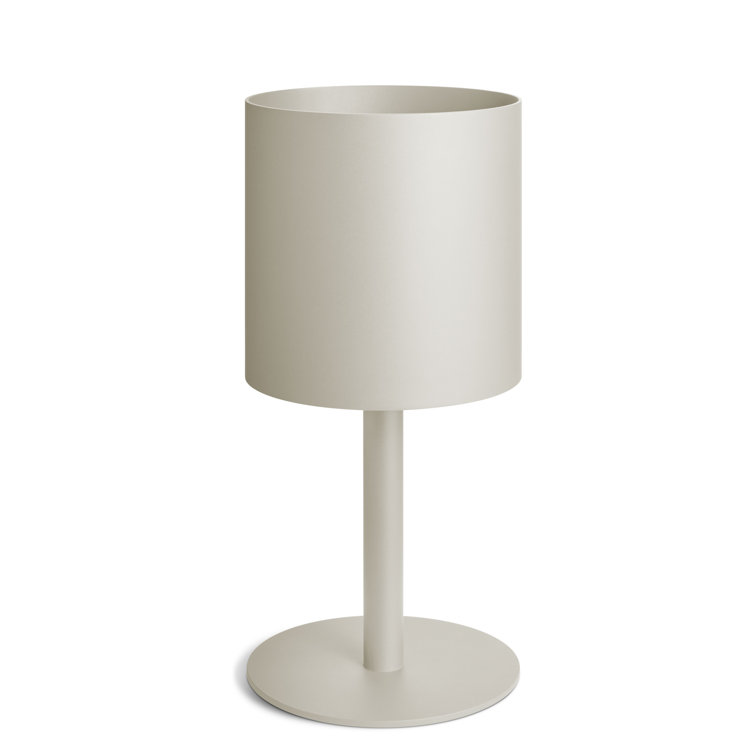 Putty Aluminum Outdoor Planter with Removable Drainage Plug