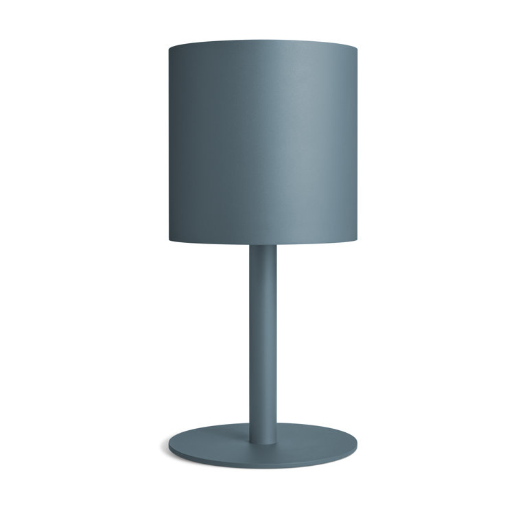 Marine Blue Aluminum Tall Indoor/Outdoor Planter