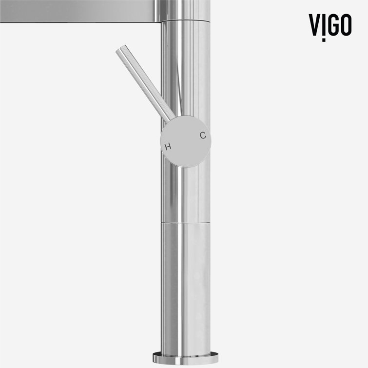 Edison Pro 20" Chrome Single Handle Pull-Down Kitchen Faucet