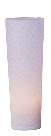Marina Adjustable Frosted White Glass Torchiere Table Lamp