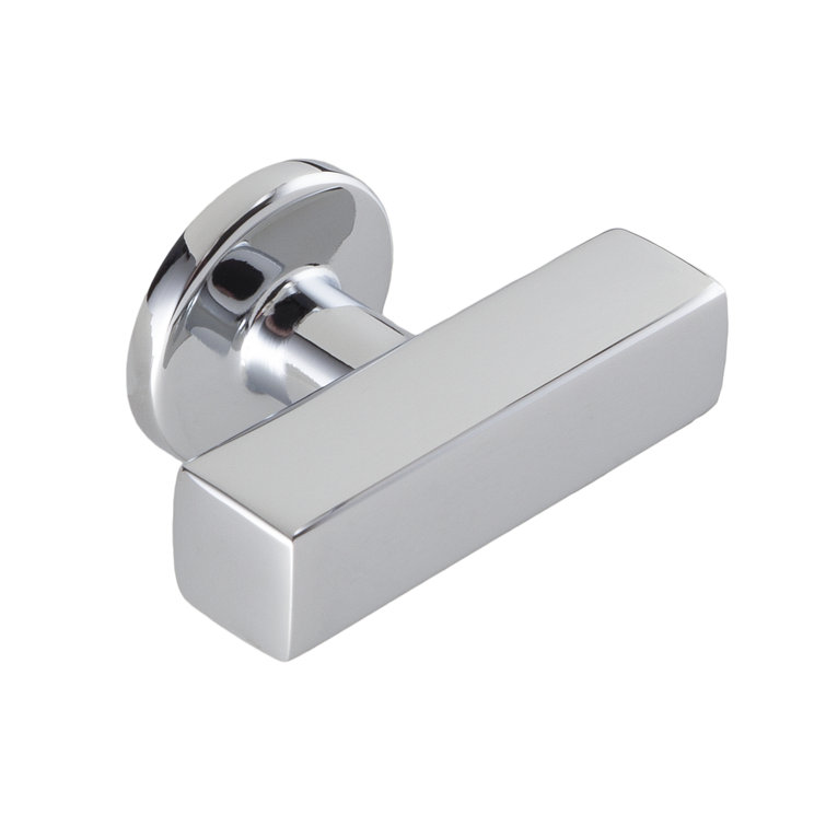 Flynn Chrome Brushed T-Handle Bar Knob with Mounting Hardware