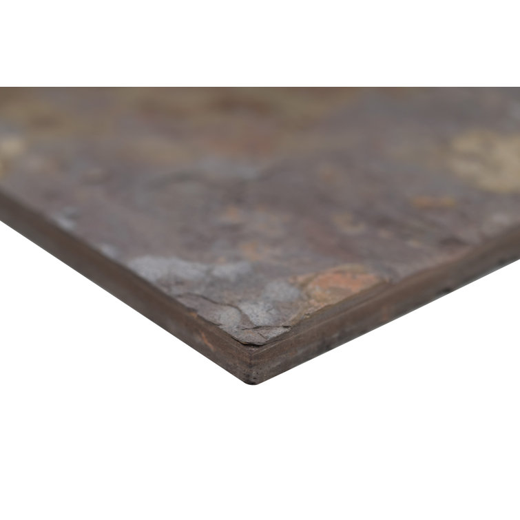 Classic Multicolor Slate 12" x 12" Floor and Wall Tile
