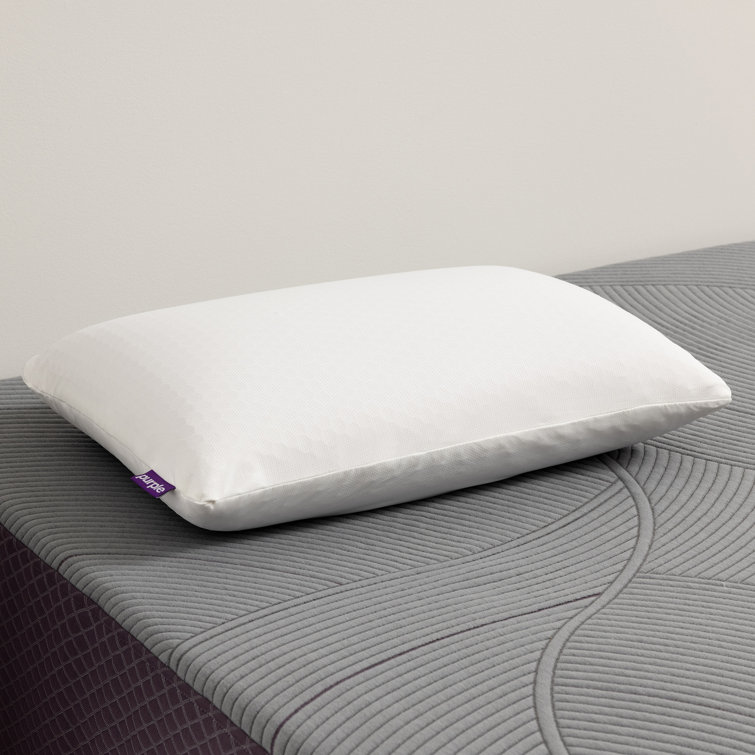 White Hypoallergenic Talalay Latex Medium Support Pillow