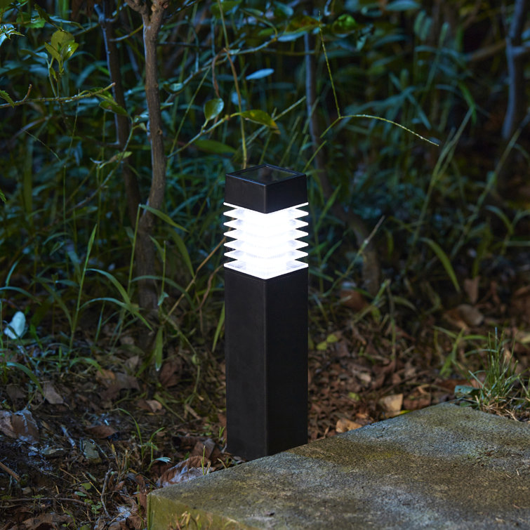 Black LED Dusk to Dawn Pathway Light Set of Six