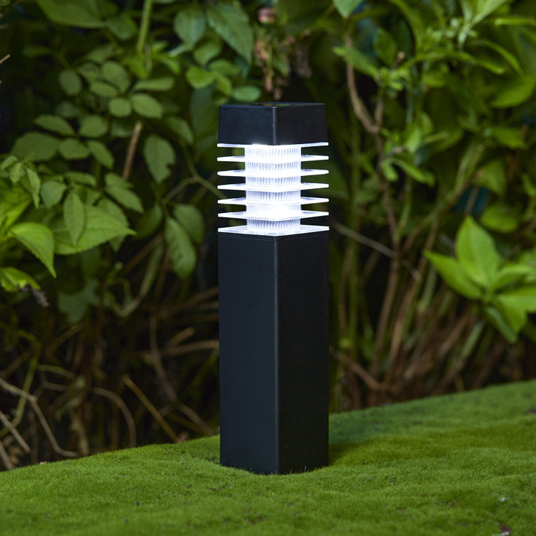 Black LED Dusk to Dawn Pathway Light Set of Six