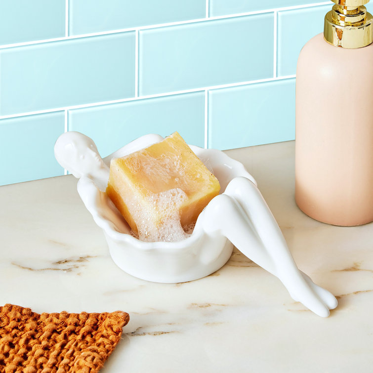 Baby Blue 3'' x 6'' Glass Peel and Stick Subway Tile