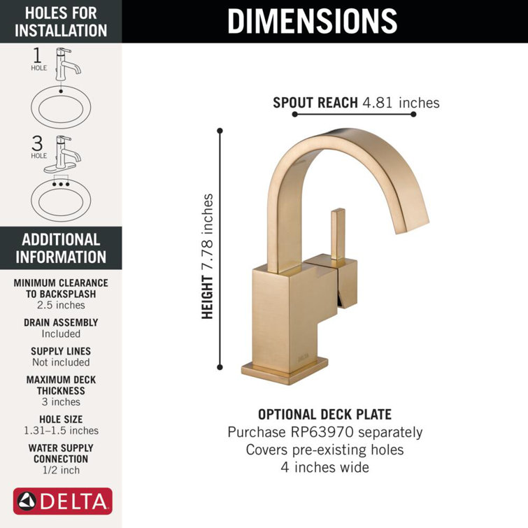 Elegant Modern 7'' Bronze Stainless Steel Single Hole Faucet
