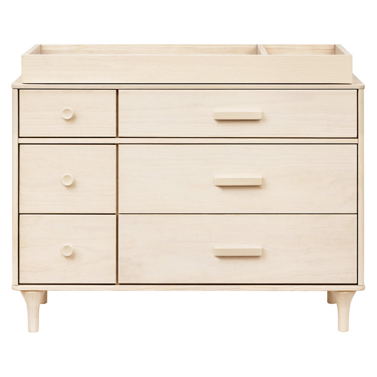 Washed Natural Double Dresser with Smooth-Glide Drawers