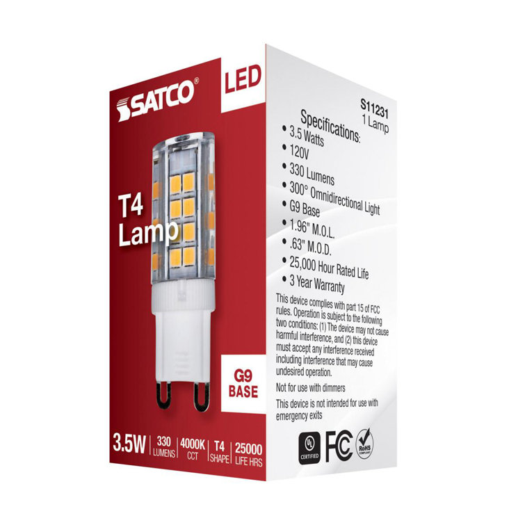 Clear Bi-pin Decorative LED Bulb for Commercial Use