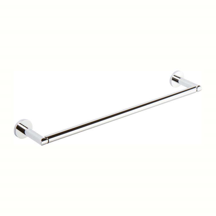 Sine 25.8'' Polished Chrome Wall Mounted Towel Bar