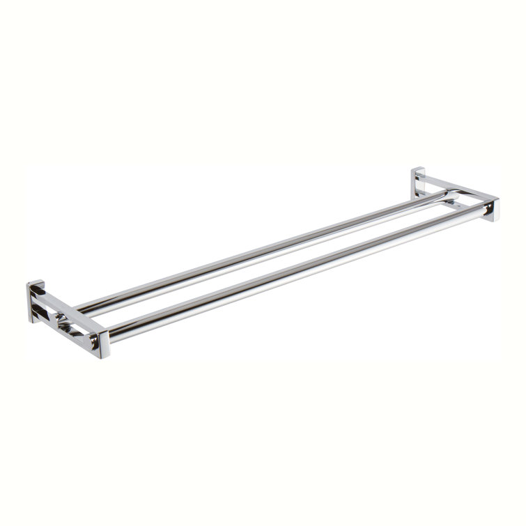 24'' Polished Chrome Double Towel Bar