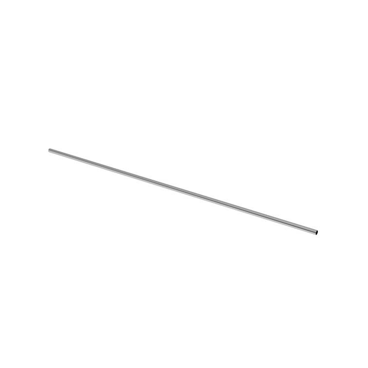Polished Chrome 6' Wall Mounted Straight Shower Rod