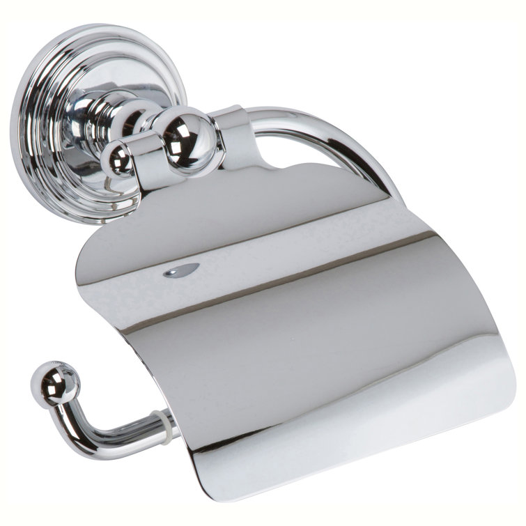 Polished Chrome Wall Mounted Toilet Paper Holder
