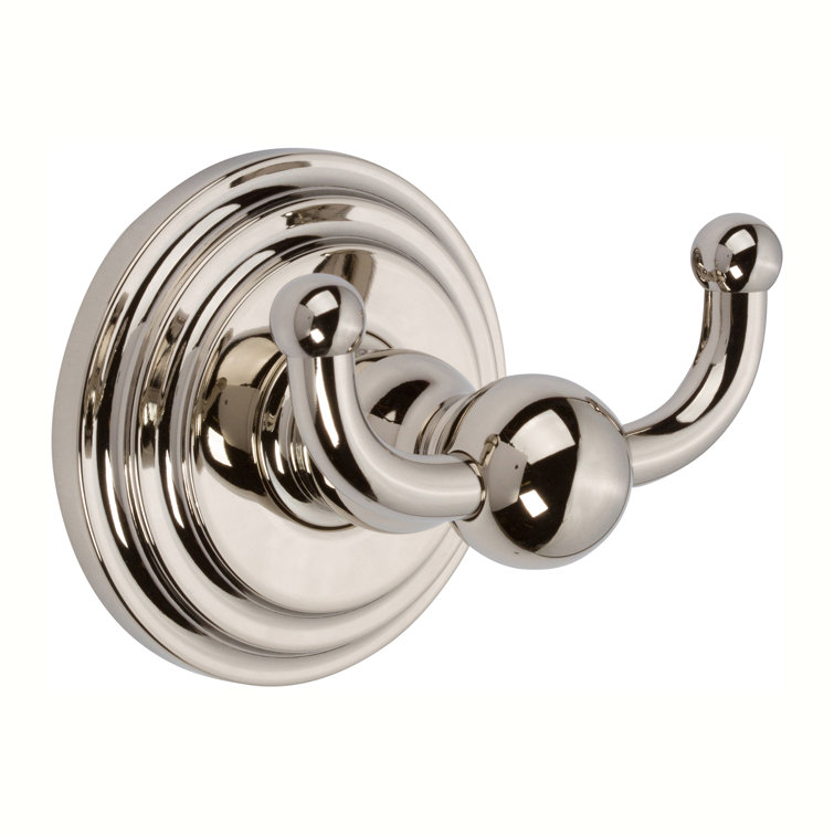 Chelsea Polished Nickel Double Robe Hook