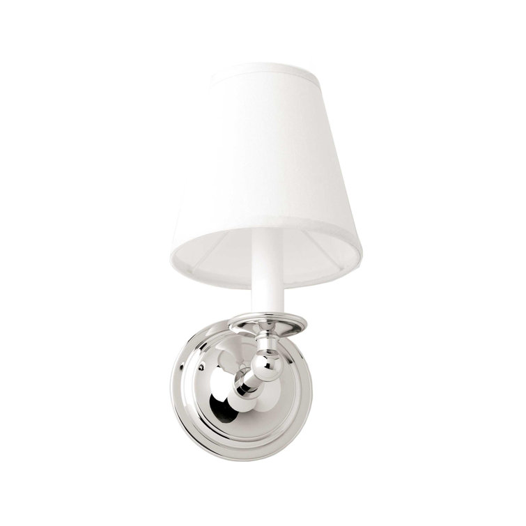 Victorian Elegance 11'' Polished Chrome Direct-Wired Sconce