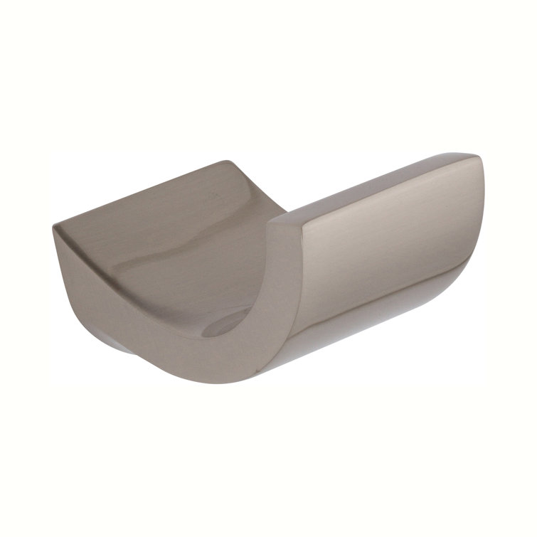 Satin Nickel Modern Wall Mount Single Robe Hook