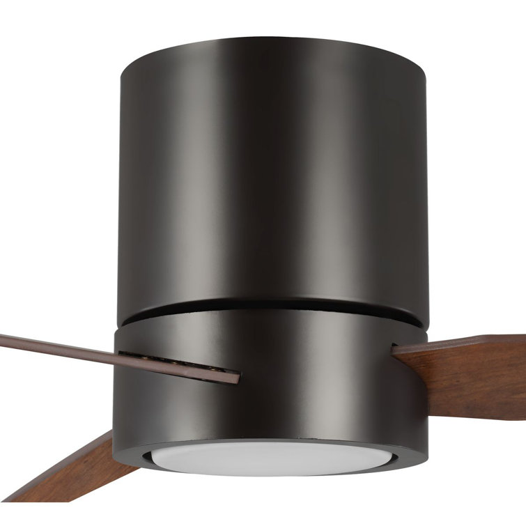 Braden Architectural Bronze 56" Low Profile Ceiling Fan with LED & Remote