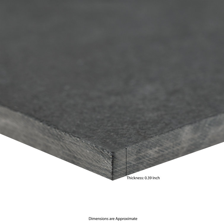 Montauk Black Slate Large Outdoor Rectangle Tile
