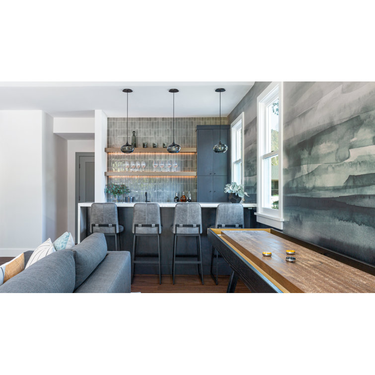 Optic Bronze Glass Drum Pendant Light