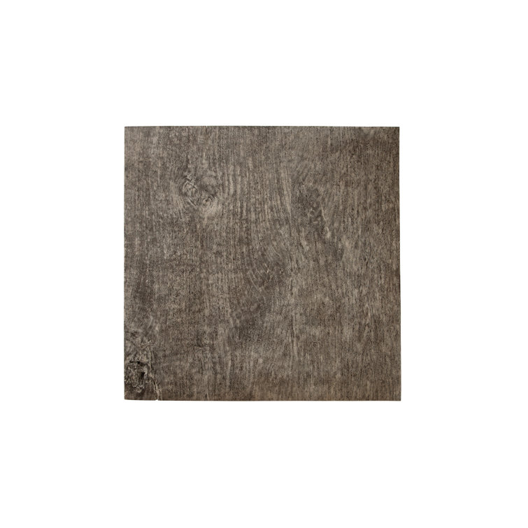 Gray Stone Square Dining Table with Brushed Stainless Steel Base