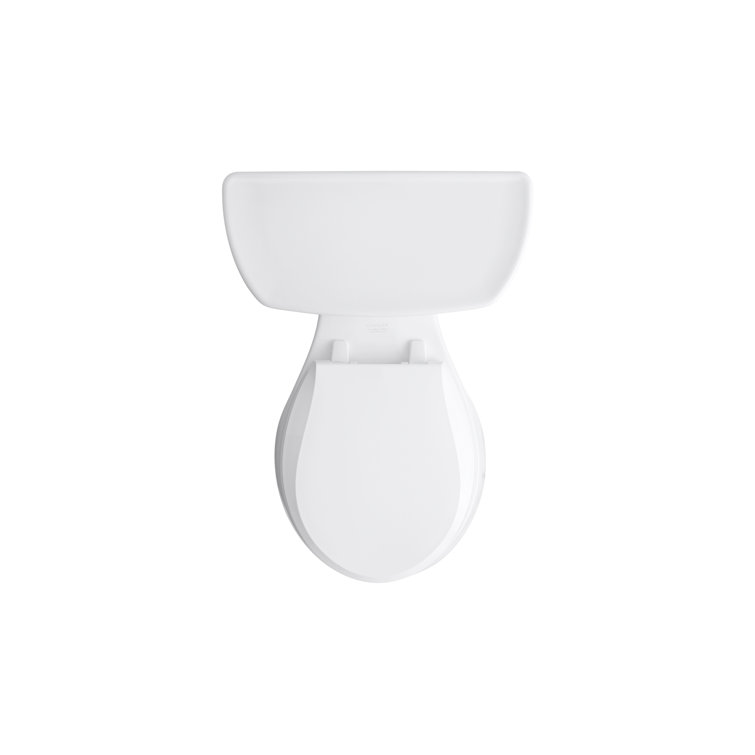 White High Efficiency Round Two-Piece Toilet