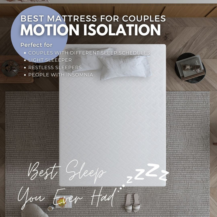 L’Baiet 6” White Gel Memory Foam Twin Mattress
