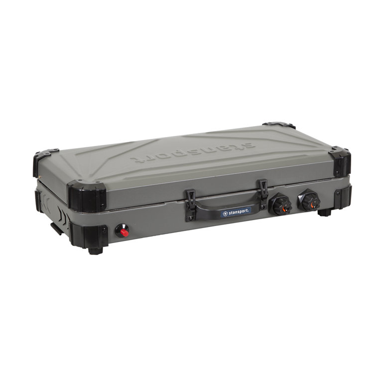 Stansport Stainless Steel Portable Propane Gas Stove & Grill Combo