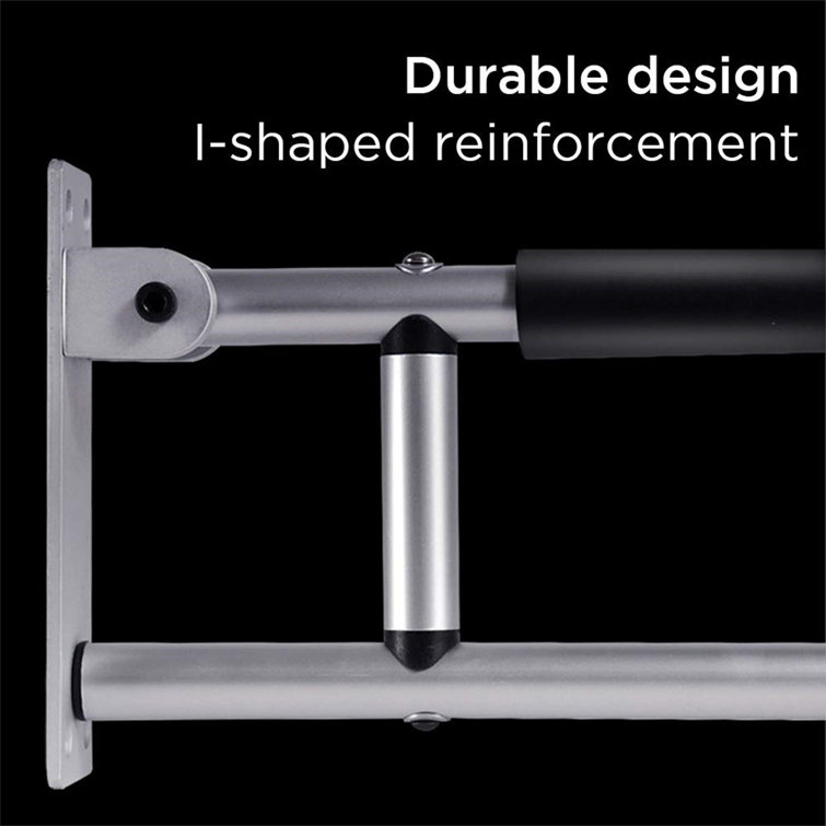 23.6'' Silver and Black Aluminum Handicap Grab Bar
