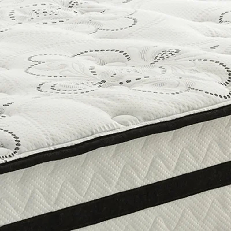 Modern Twin-Size Innerspring Gel Memory Foam Mattress in White