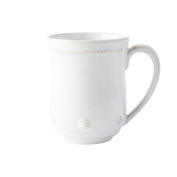 Fluted Berry Whitewash Ceramic Dinnerware Set for 4