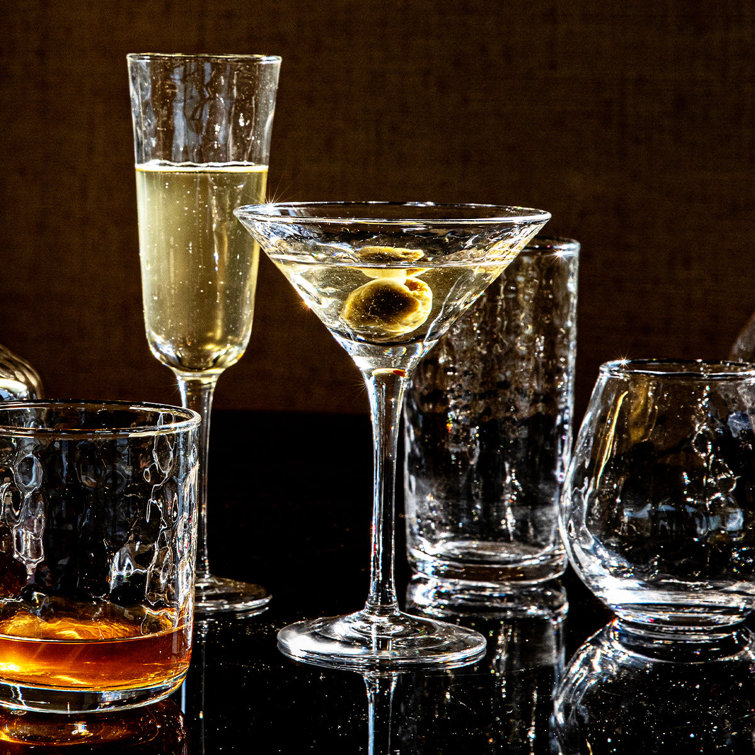 Clear Glass 7 oz. Martini Cocktail Glass
