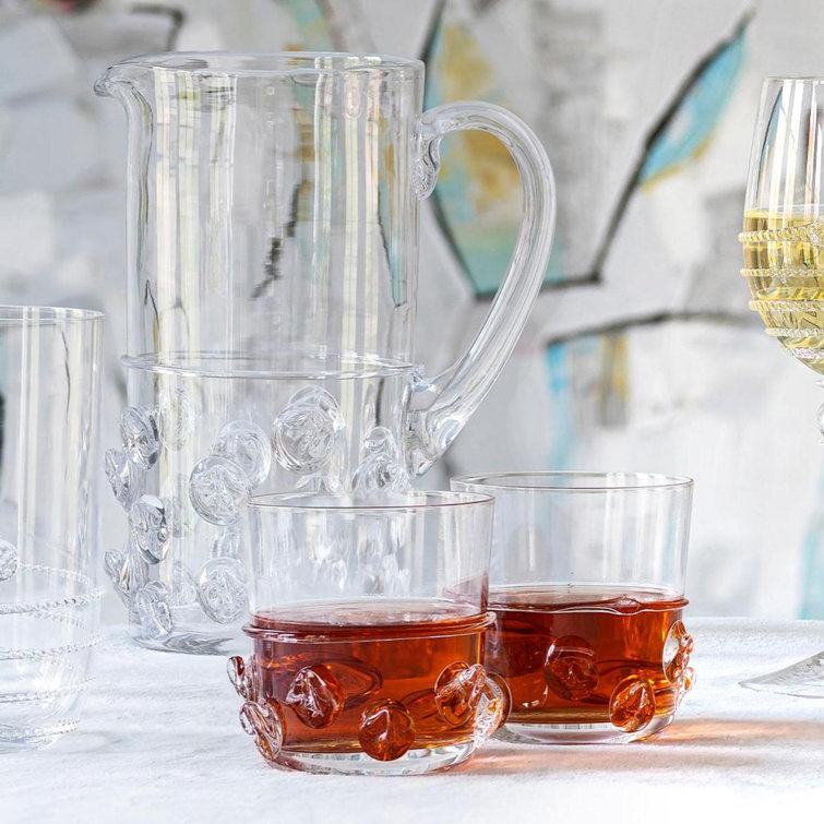 Florence 1.5 Qt Clear Glass Bohemian Pitcher