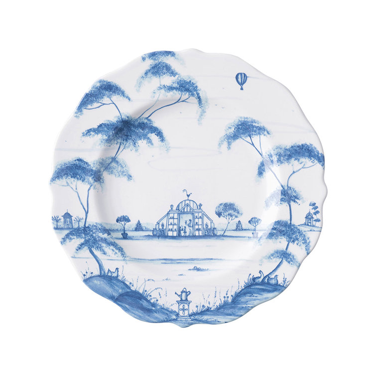 Delft Blue and White Ceramic 16-Piece Dinnerware Set