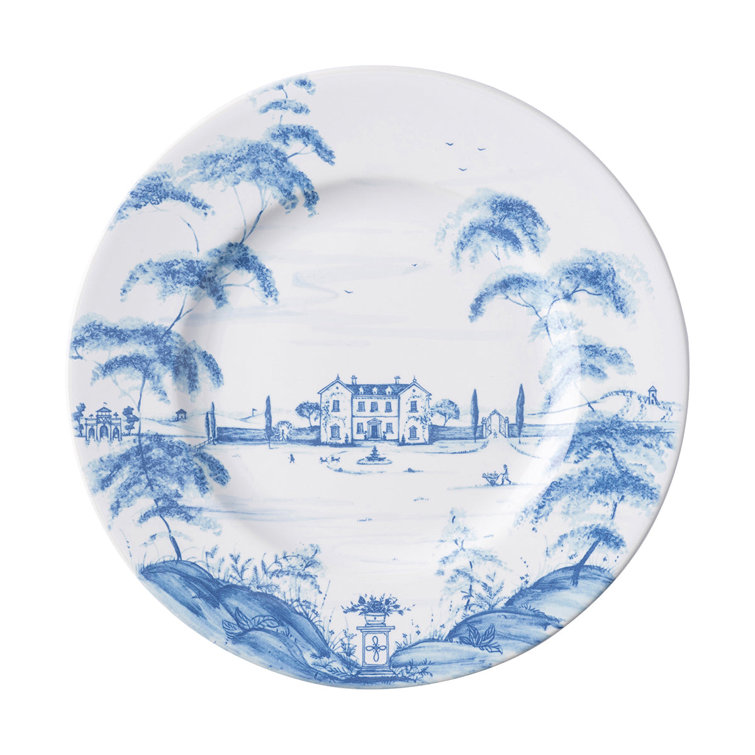 Delft Blue and White Ceramic 16-Piece Dinnerware Set