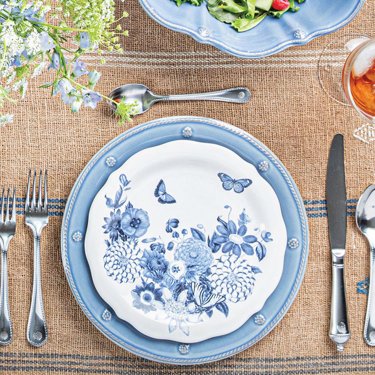 Chambray Berry & Thread 11" Ceramic Dinner Plate