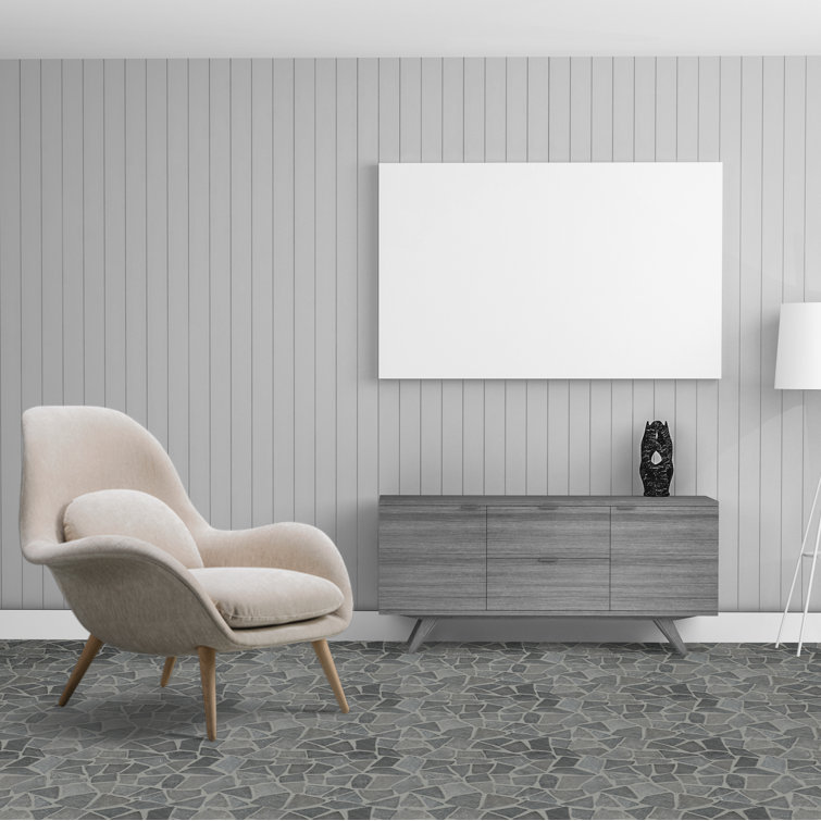 Gray Random Natural Stone Mosaic Tile for Walls and Floors