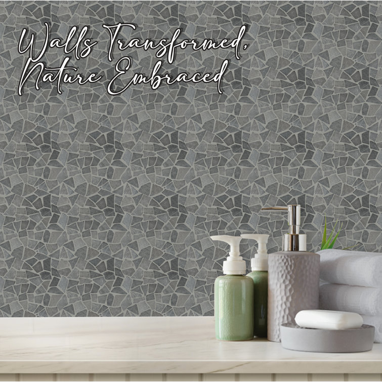 Gray Random Natural Stone Mosaic Tile for Walls and Floors