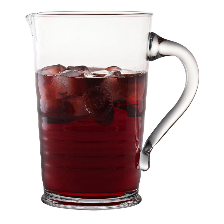 Juliska Berry & Thread Clear Glass Pitcher