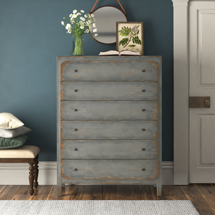 Blatchford Rustic 6-Drawer Heirloom Tall Dresser
